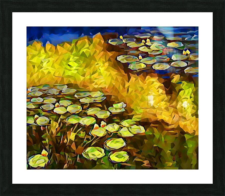 Lilies by Monet polyart Cadre photo