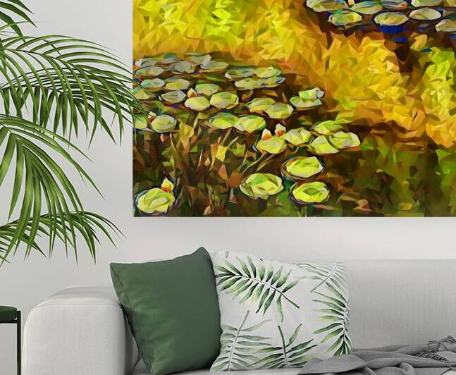 Lilies by Monet polyart Reproduction