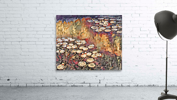 Lilies by Monet oil Wall Preview