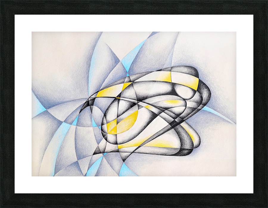 ABSTRACT 01 Picture Frame print