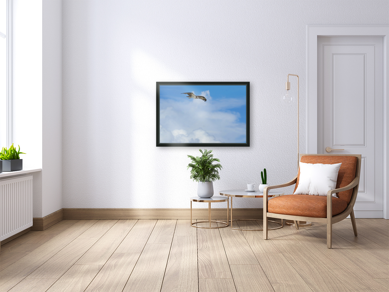 osprey above clouds 4500 Reproduction