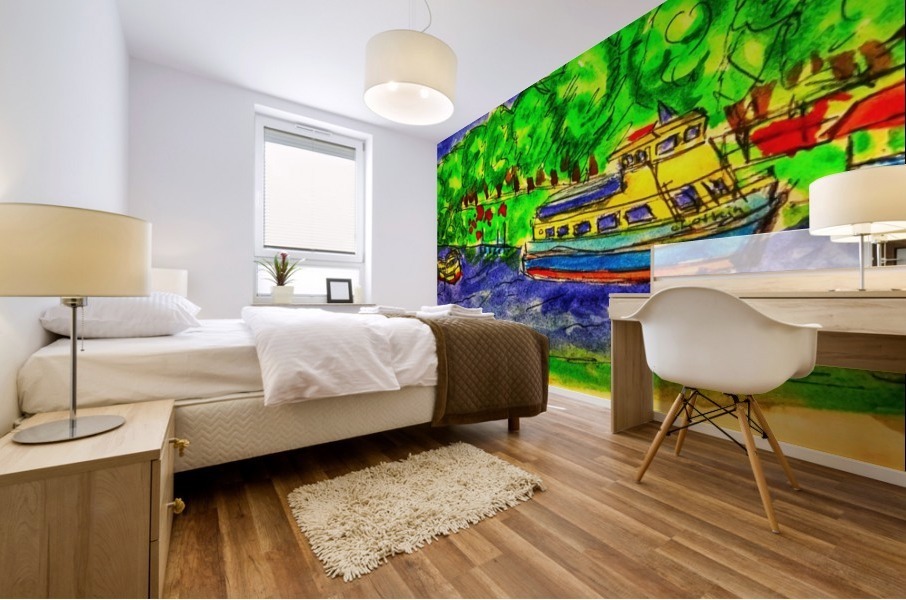 Lochness Mural print