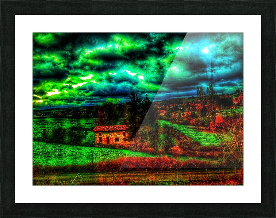 Paris Lyon Picture Frame print