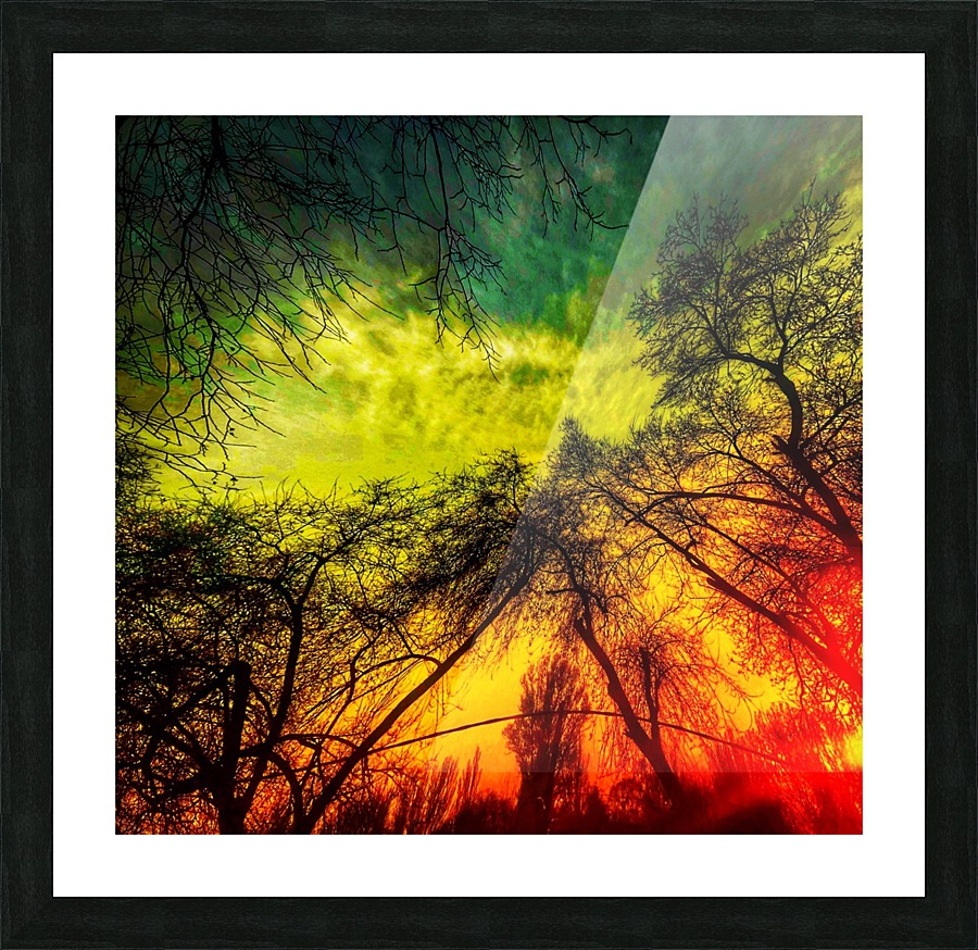Romantic evening Picture Frame print
