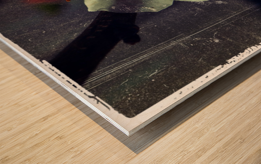 Flower Wood print