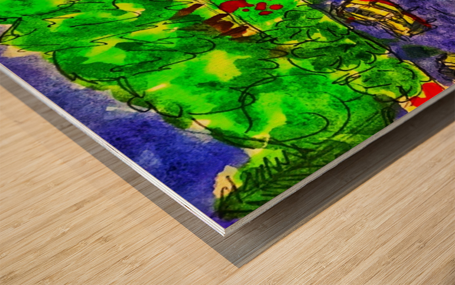 Lochness Wood print