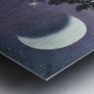 Nuit blanche   Metal print
