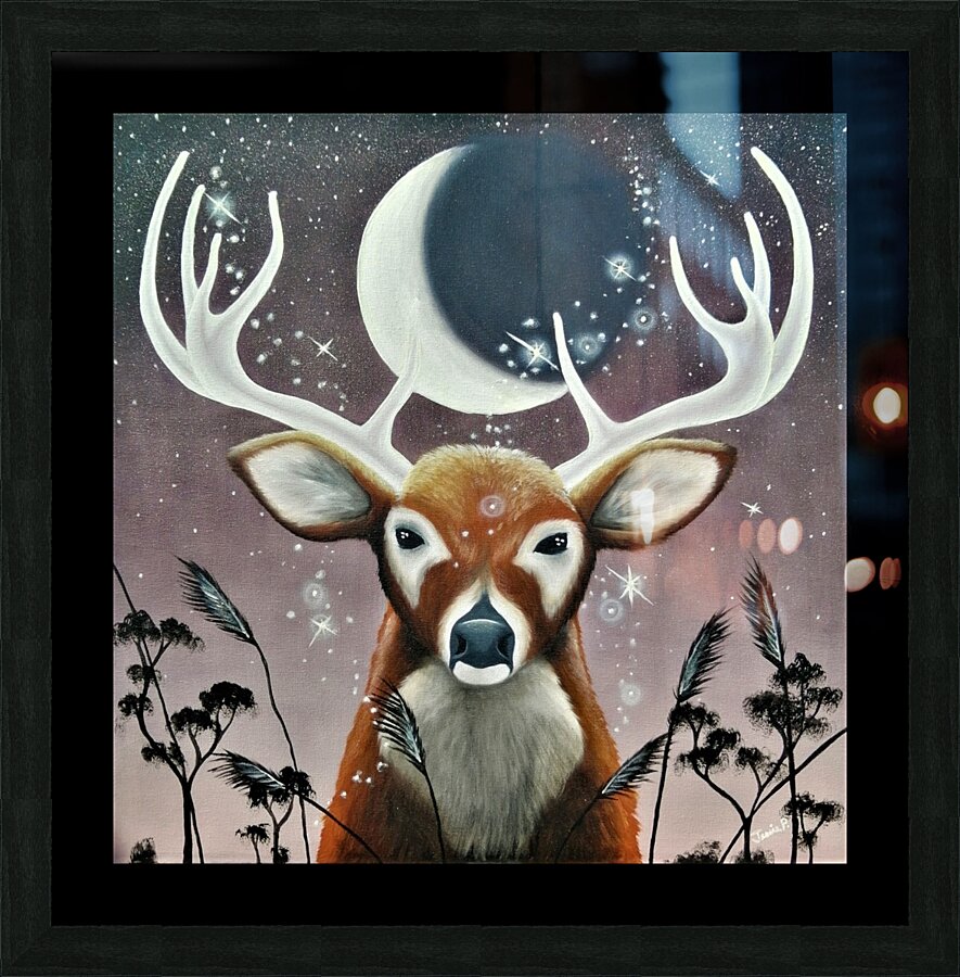 Cerf de lumiere  Picture Frame print