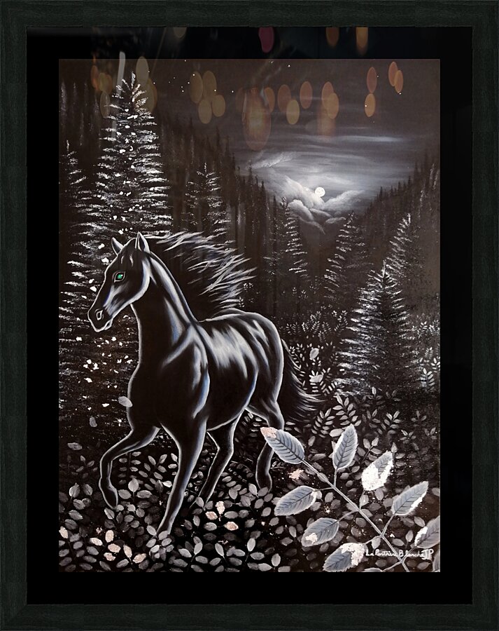 Le gardien de la lune  Picture Frame print