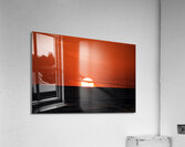 Sunset Behind the Clouds Acrylic Print