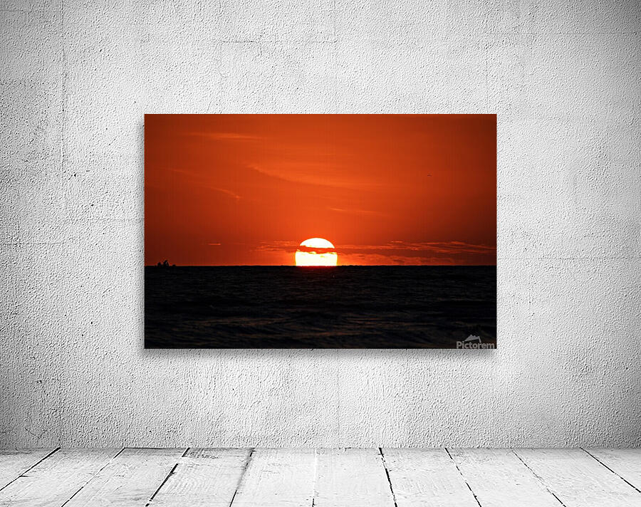 Sunset Behind the Clouds Wall Preview