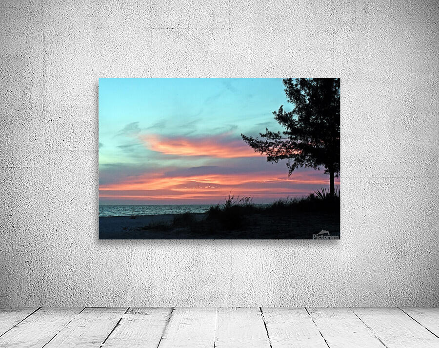 Sunset Over the Beach Wall Preview