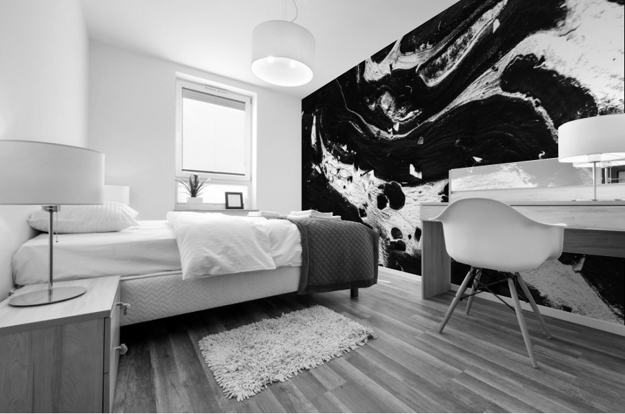 Ripped Rock Mural print