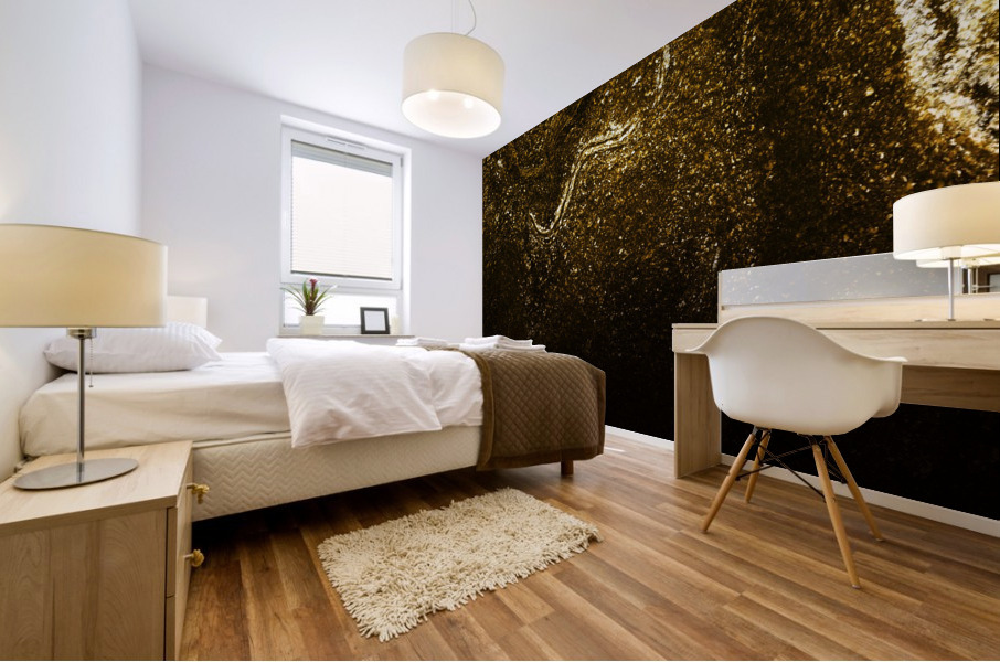 Falling Gold Mural print
