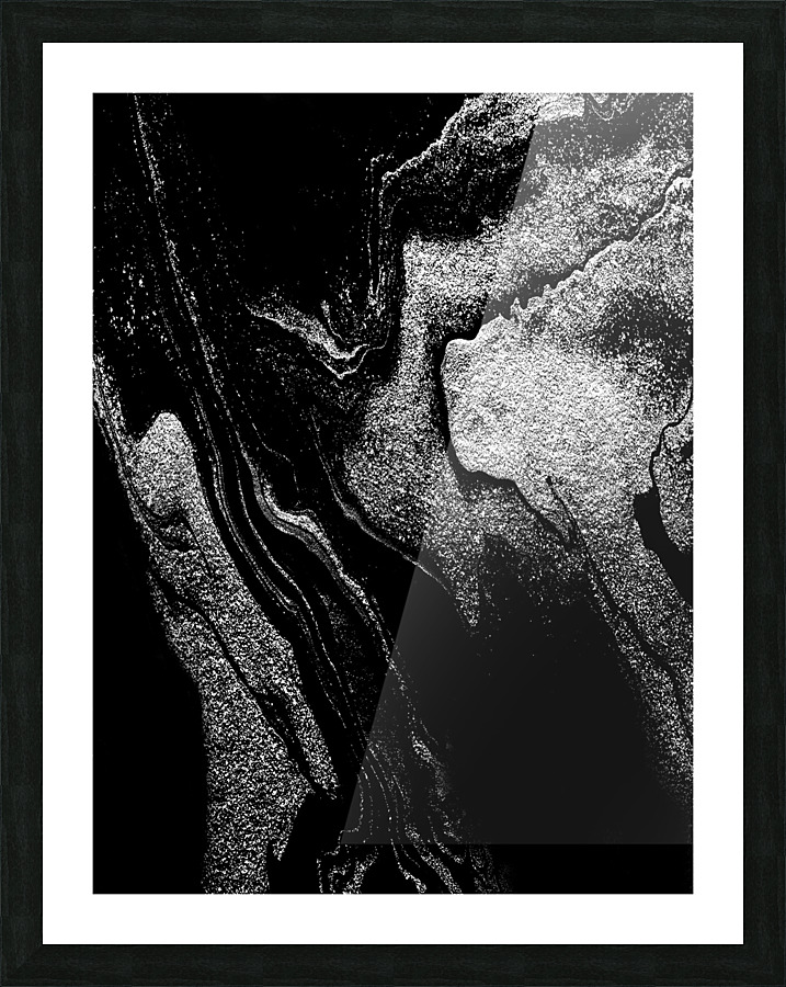 Molten Rock Picture Frame print