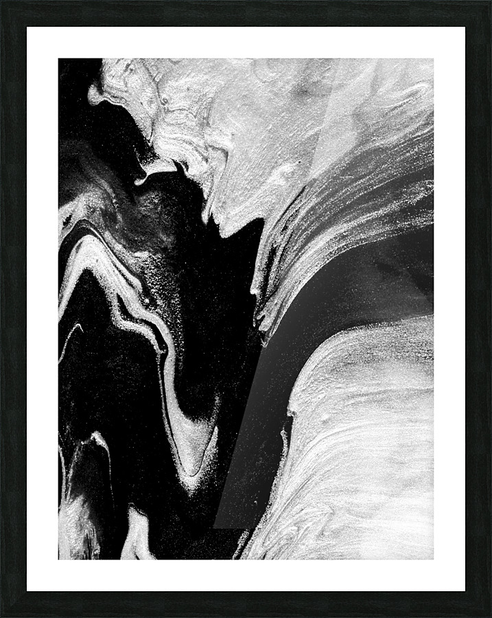 BW Whisked Picture Frame print
