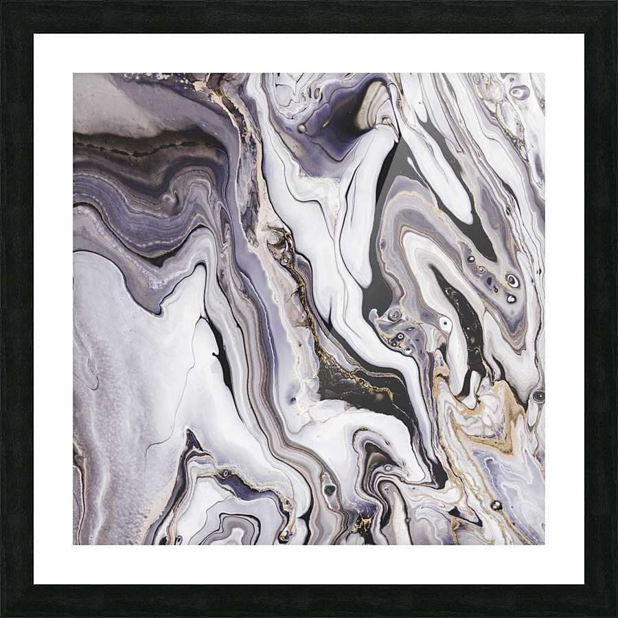 Marbled Picture Frame print
