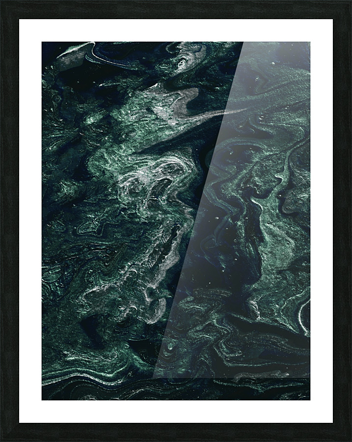 Wavy Rocks Picture Frame print
