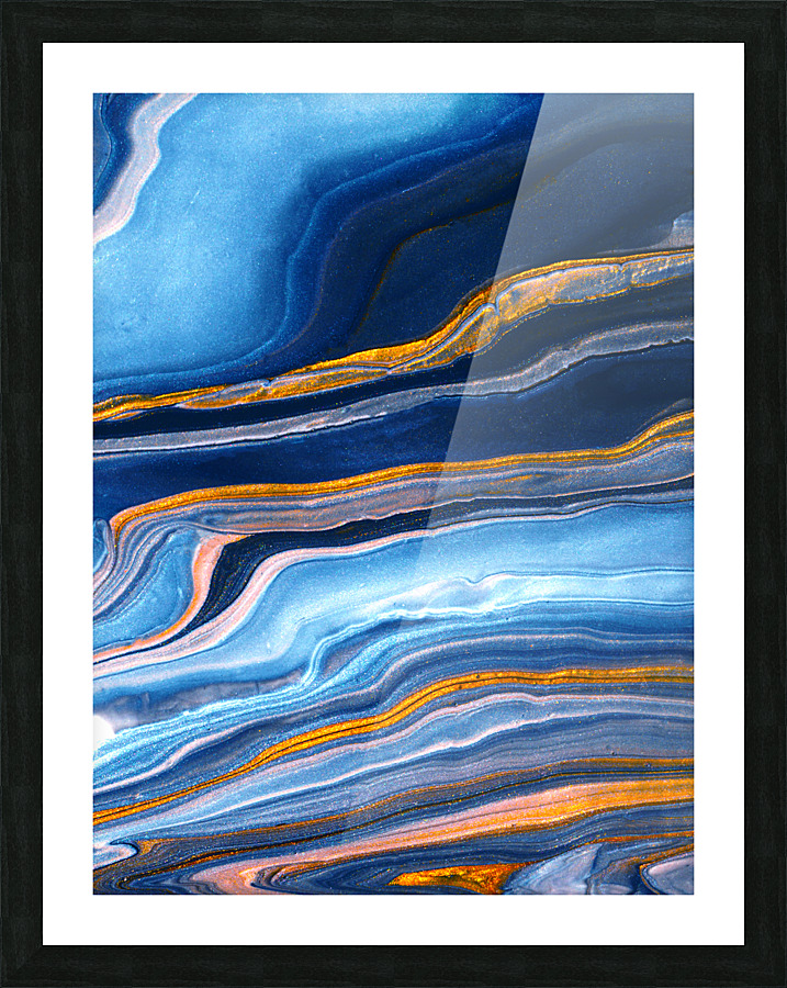 Marble Swipe 2 Picture Frame print