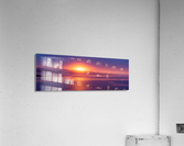 Sunset fog Acrylic Print