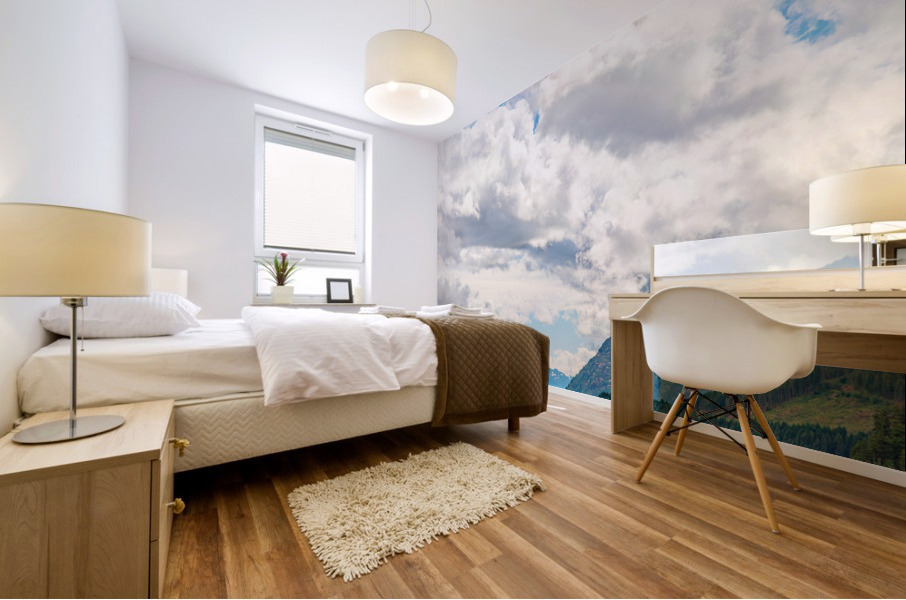 Strathcona Clouds Mural print