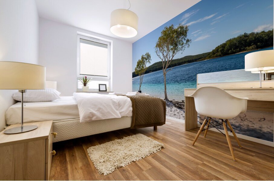 Lake McKenzie trees Mural print