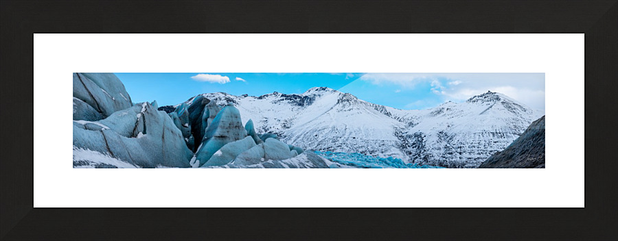 Glacier range Picture Frame print