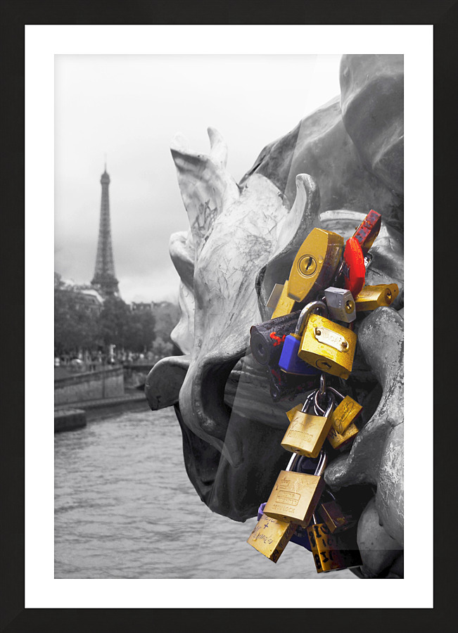 Love Locks Picture Frame print
