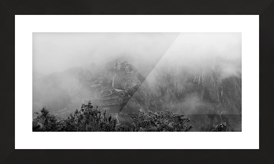 Machu Picchu Picture Frame print