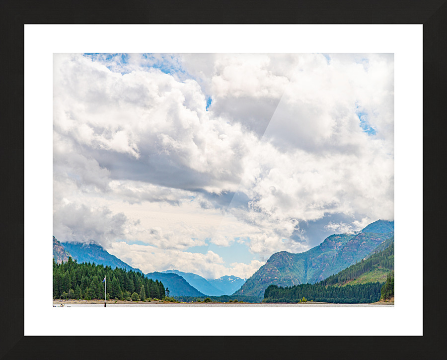 Strathcona Clouds Picture Frame print