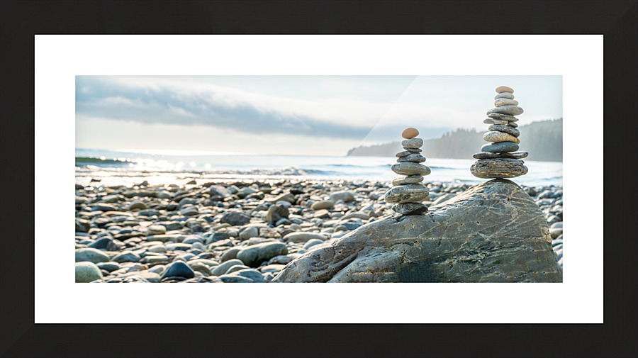 Salt Spring Rocks Picture Frame print
