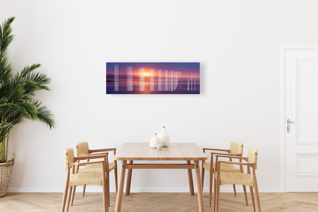 Sunset fog Reproduction