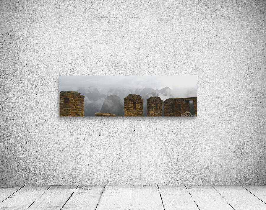 Machu Picchu Mountain Tower view Wall Preview