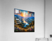 Sunrise Blue Ridge Mountains  Acrylic Print