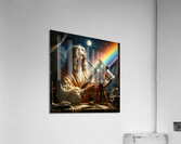 Sir Isaac Newton by Michael Woodard Acrylic Print