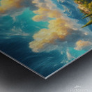 Tranquility by the Sea by Michael Woodard  Metal print