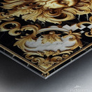 Majestic Lion by Michael Woodard Metal print