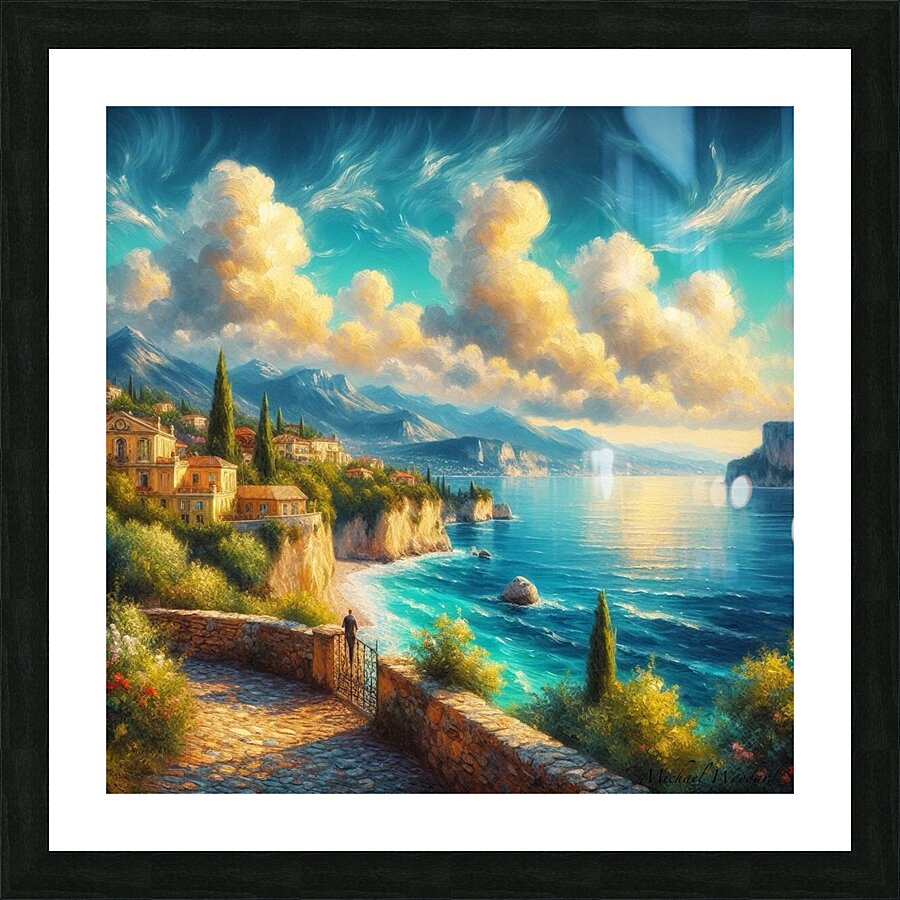 Tranquility by the Sea by Michael Woodard  Picture Frame print