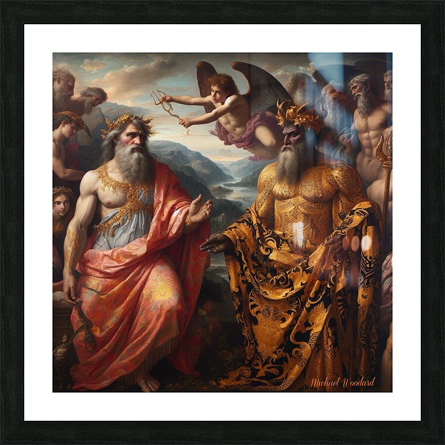 Help Is Coming by Michael Woodard Picture Frame print