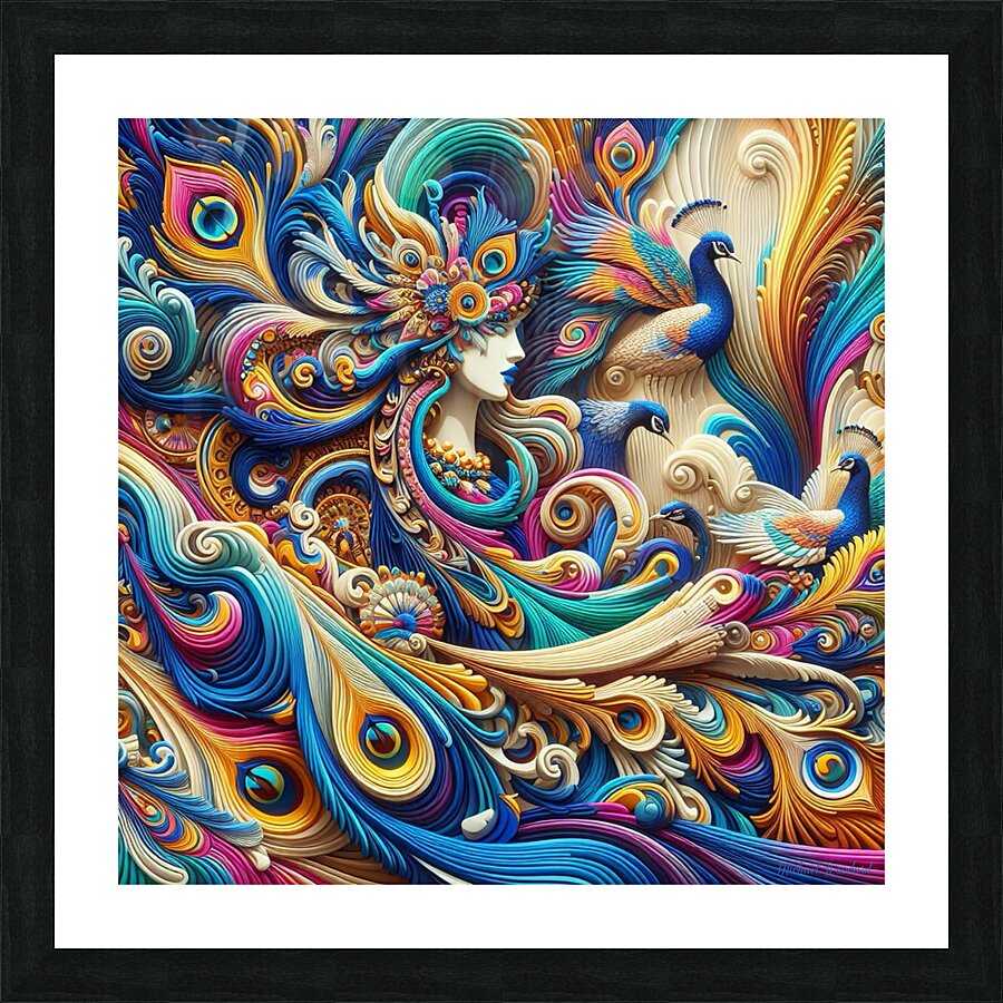 Hypnotic by Michael Woodard Picture Frame print