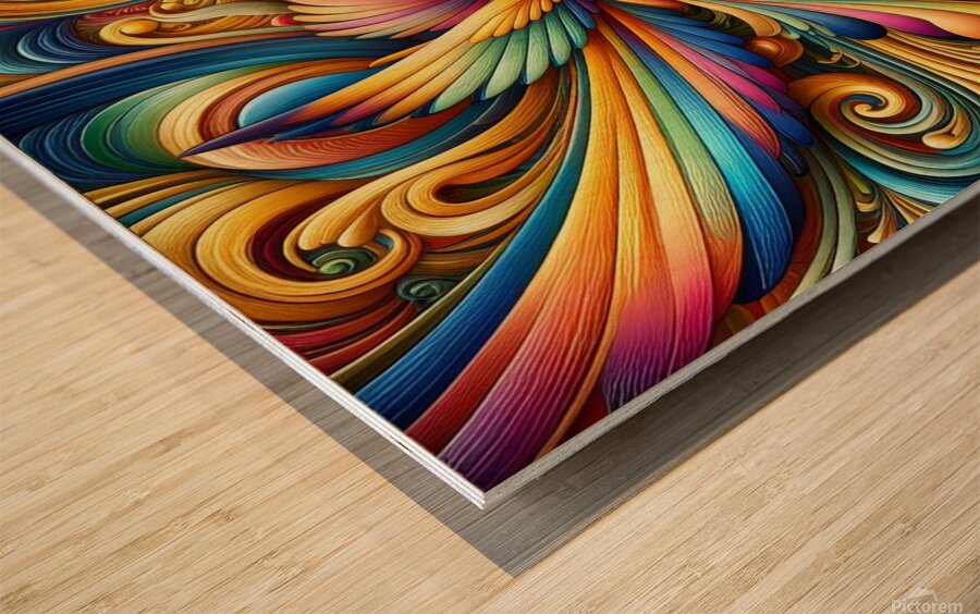 Harmonious by Michael Woodard  Wood print