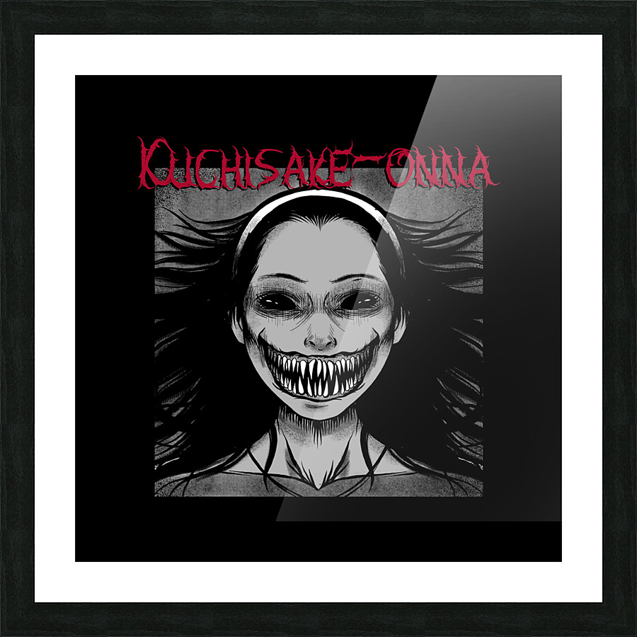 Kuchisake-onna Picture Frame print