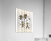 Slowdive 34 Impression acrylique