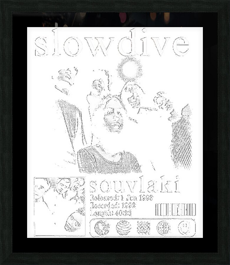 Slowdive 22 Picture Frame print