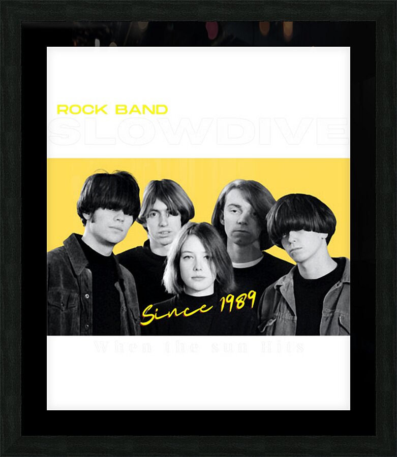 Slowdive 24 Picture Frame print
