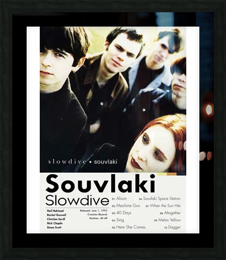 Slowdive 30 Picture Frame print