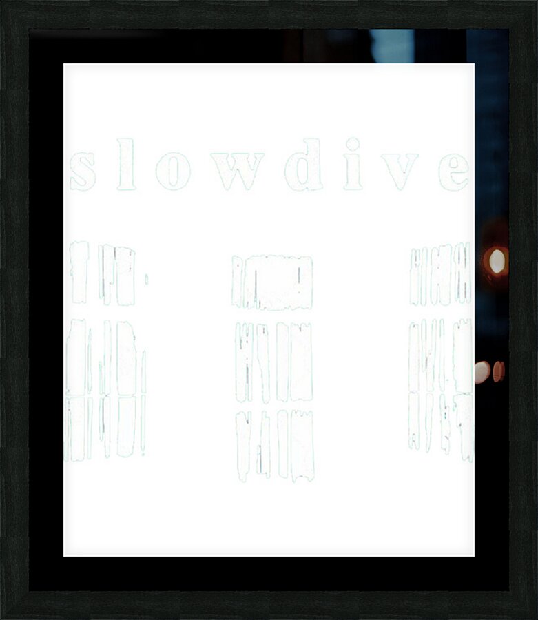 Slowdive 35 Picture Frame print