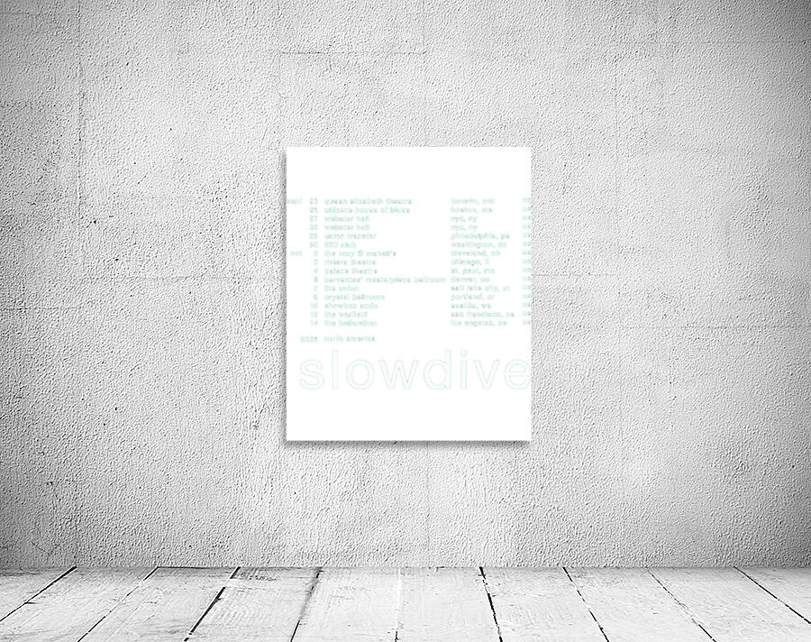 Slowdive 19 Wall Preview
