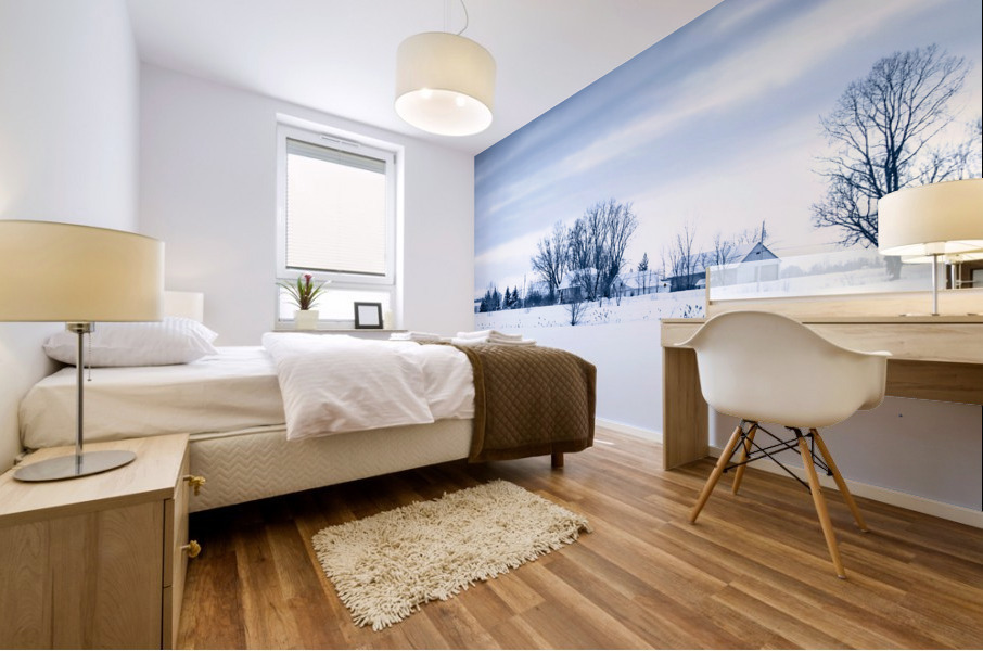 La ferme Mural print