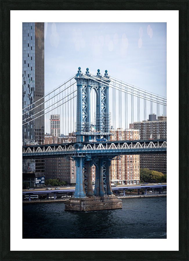 Bleu Manhattan Picture Frame print